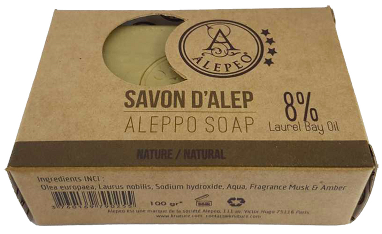 Přírodní tuhé mýdlo ALEPEO bez vůně